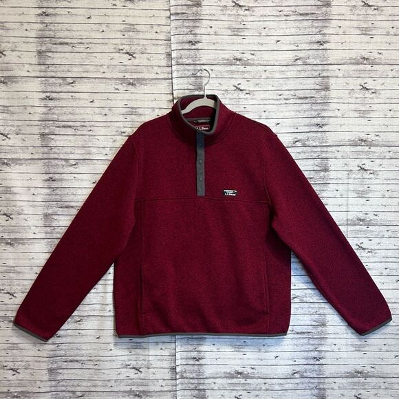 L.L.Bean Sweater Fleece Pullover - Picture 2 of 10